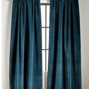 Anthropologie Velvet Curtains